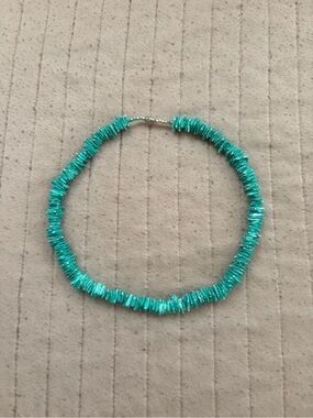 Turquoise Chip Bead Necklace